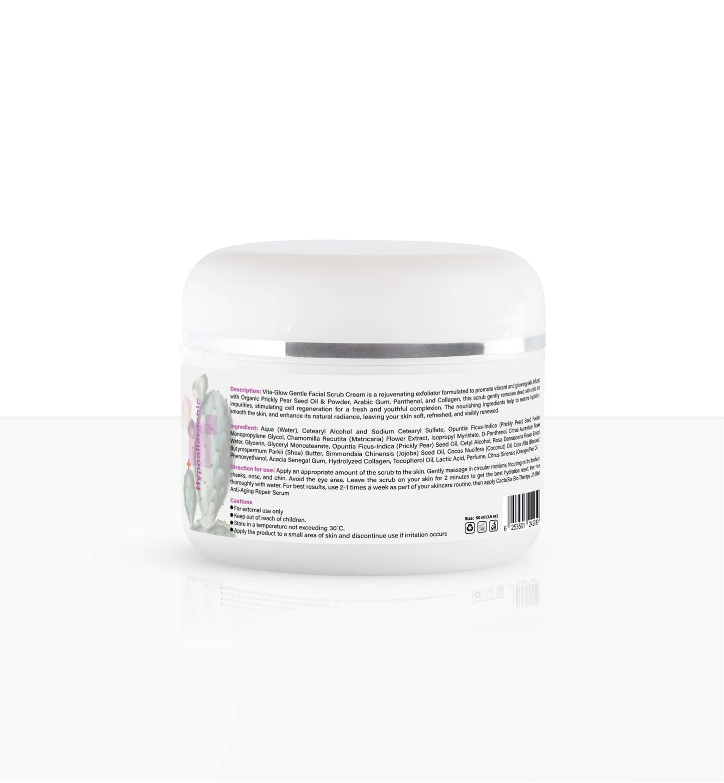 Vita-Glow Gentle Facial Scrub Cream