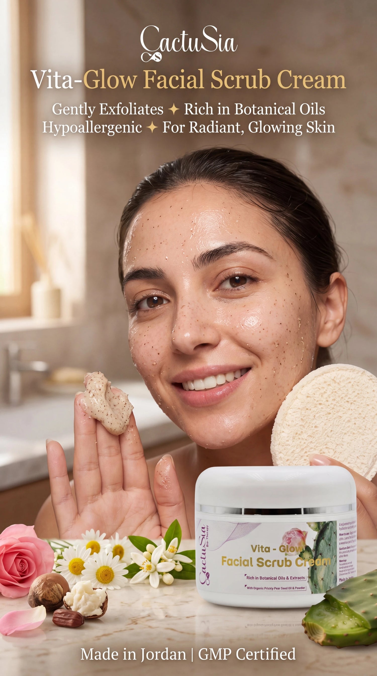 Vita-Glow Facial Scrub Cream
